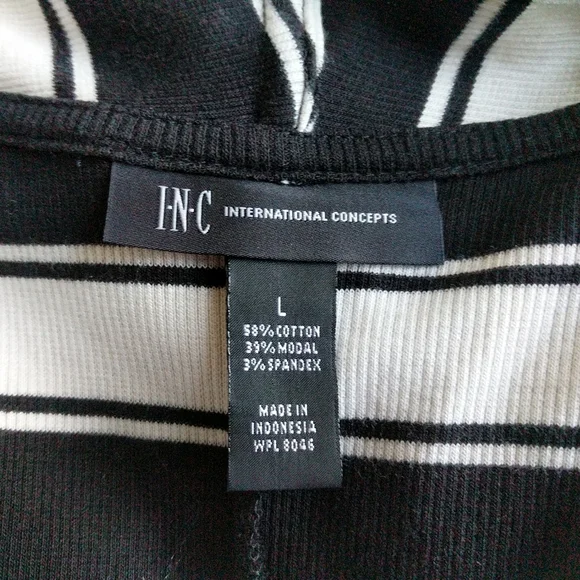 Like new INC open front cardigan size L - Picture 5 of 7